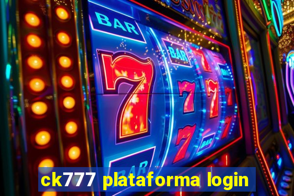 ck777 plataforma login